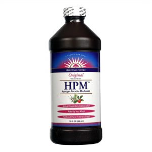 Heritage Products, Enxaguante Bucal de Peróxido de Hidrogênio, Original - 480 ml