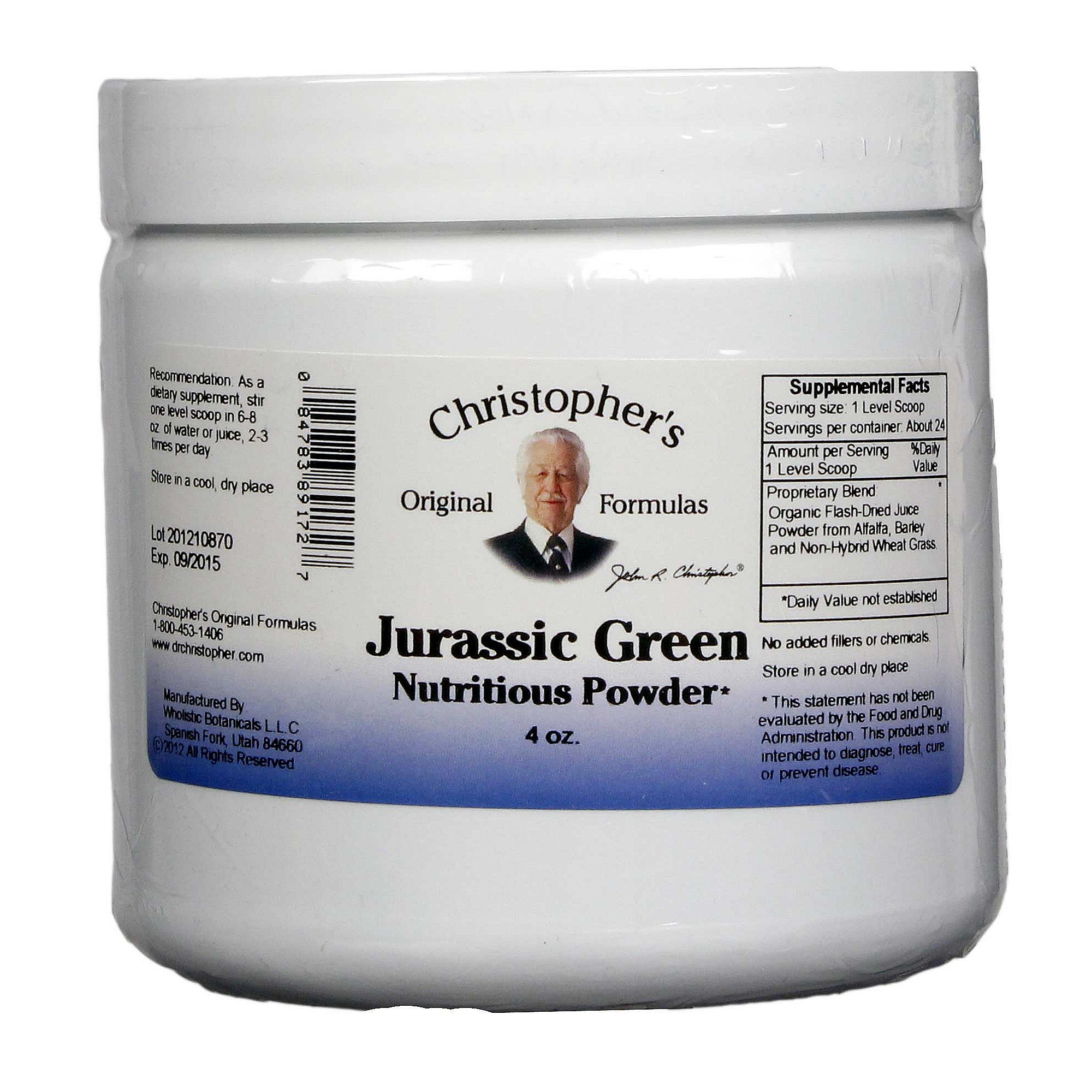 Dr. Christophers, Pó Verde Jurássico - 4 oz