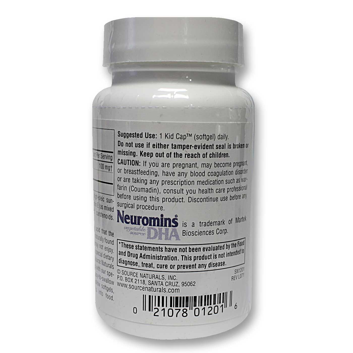 Source Naturals, Attentive DHA™ Kids - 30 Cápsulas - Imagem 3