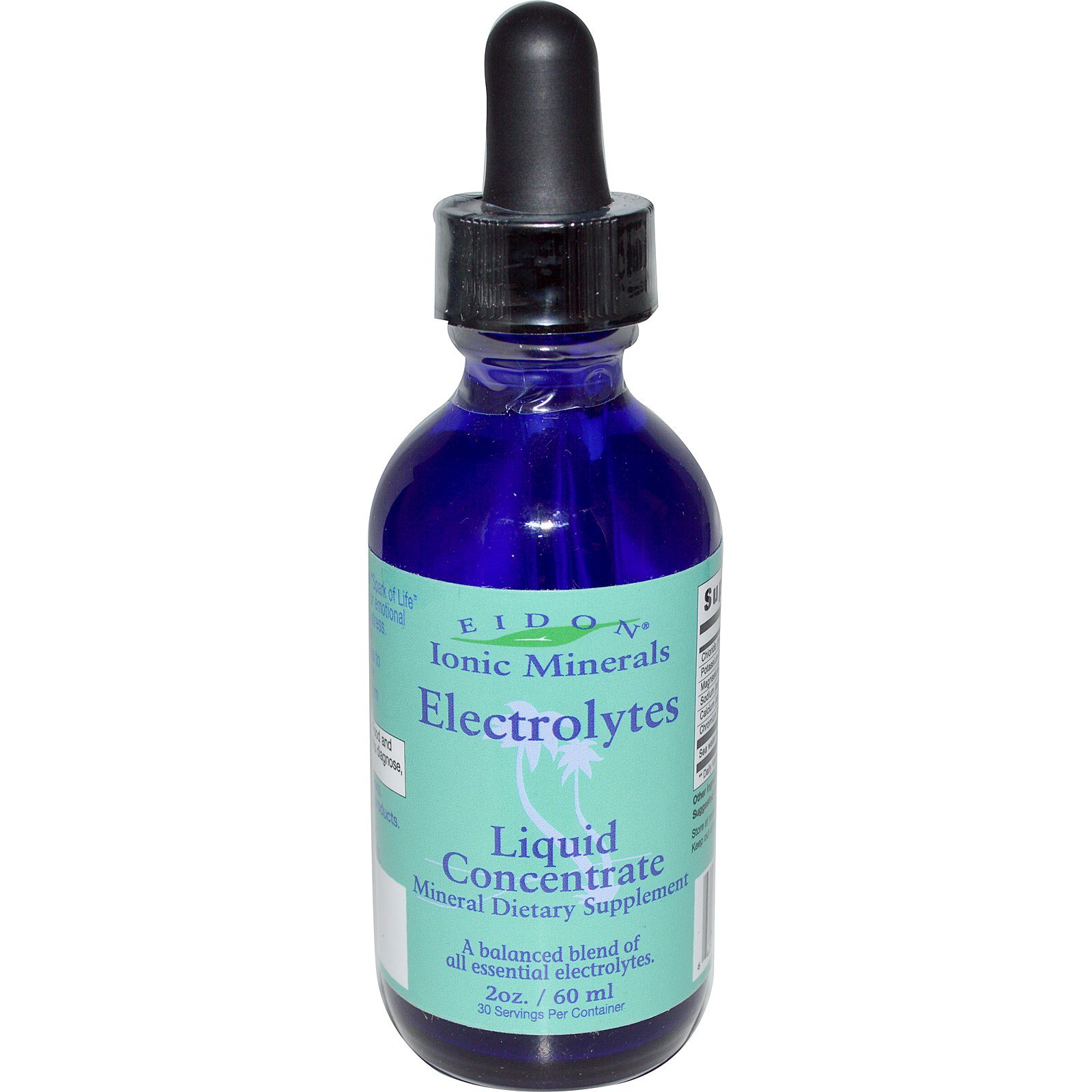 Eidon Mineral Supplements, Minerais Iônicos, Eletrólitos, Concentrado Líquido, 2 oz (60 ml)