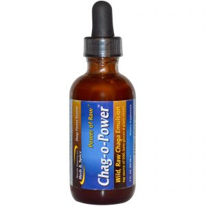 North American Herb & Spice, Chag-O-Power, Wild, Raw Chaga Emulsion, 2 fl oz (60 ml)