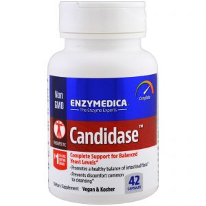 Enzymedica, Candidase, 42 Cápsulas