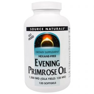 Source Naturals, Óleo de Prímula da Tarde, 1350 mg, 120 Cápsulas