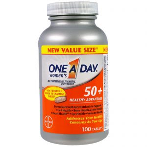 One-A-Day, Mulheres Acima dos 50, Multivitamínico, Saudável Benefício, 100 comprimidos