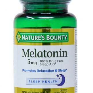 Nature's Bounty Melatonina - 5 mg - 90 Cápsulas em Gel