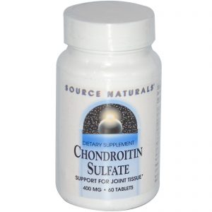 Source Naturals, Ácido condroitinossulfúrico, 400 mg, 60 tabletes