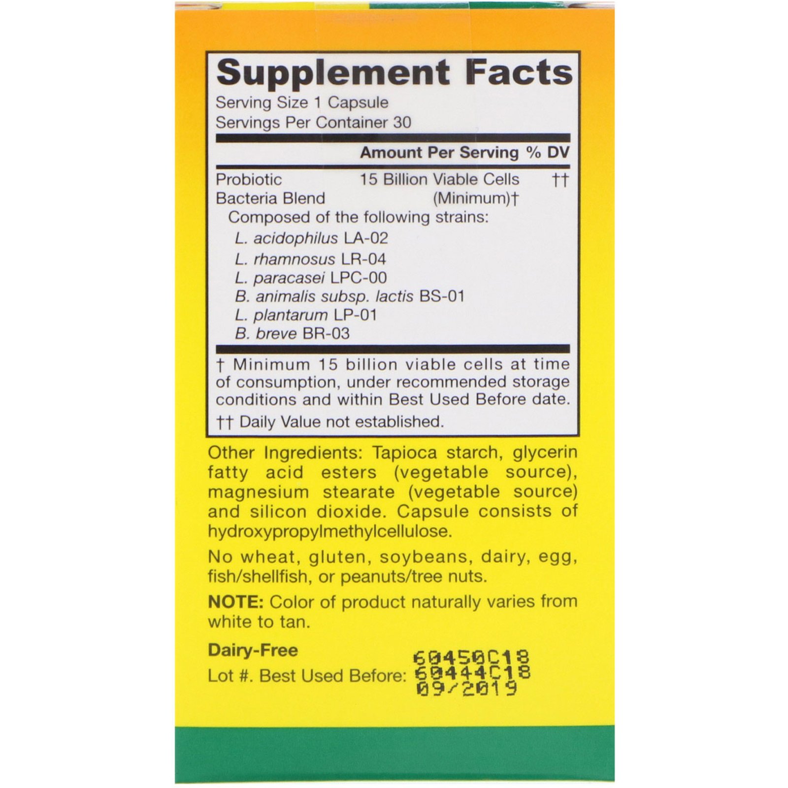Jarrow Formulas, Jarro-Dophilus AF, Livre de Alergênicos, 15 Bilhões, 30 Cápsulas Vegetais - Imagem 2