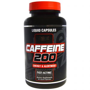 Nutrex Research, Cafeína 200, Energia e Agilidade, 60 Cápsulas Líquidas