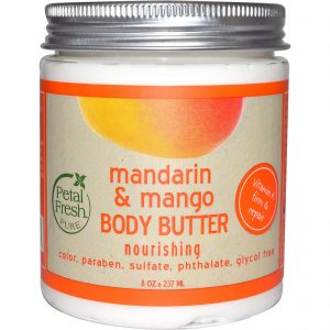 Petal Fresh, Pure, Manteiga Corporal, Nutritiva, Tangerina e Manga, 8 oz (237 ml)