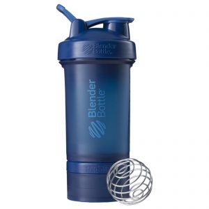 Blender Bottle, BlenderBottle, ProStak, Azul-Marinho, 650 ml