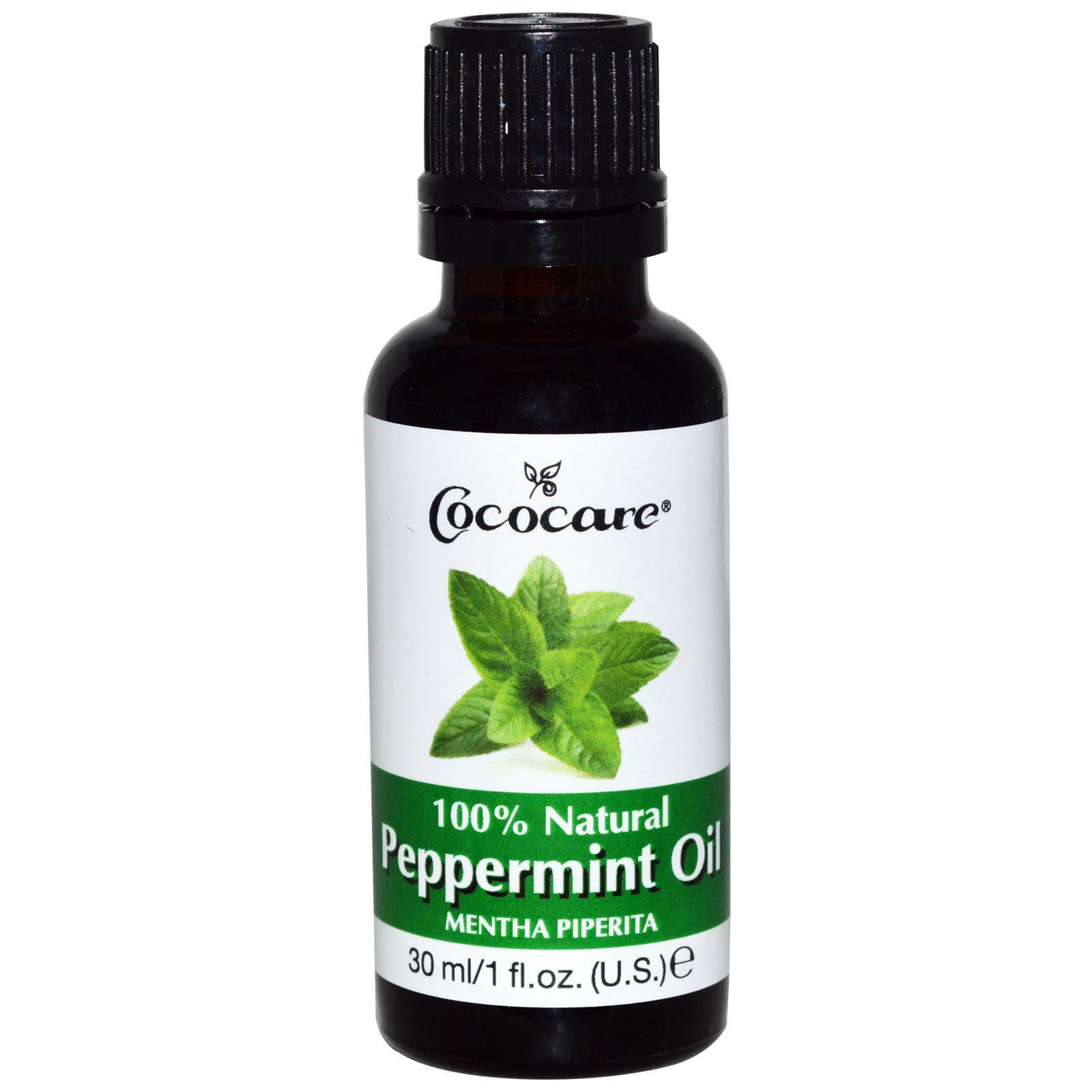 Cococare, Óleo de hortelã-pimenta 100% natural, 1 fl oz (30 ml)