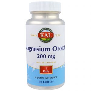 KAL, Orotato de Magnésio, 200mg, 60 cápsulas