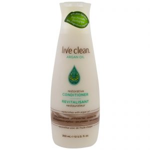 Live Clean, Condicionador restaurador, Óleo de argan, 12 fl oz (350 ml)