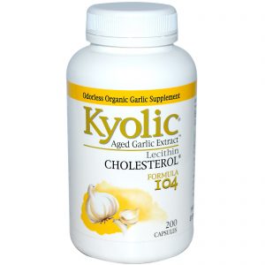 Kyolic, Extrato de Alho Envelhecido com Lecitina, 200 Cápsulas