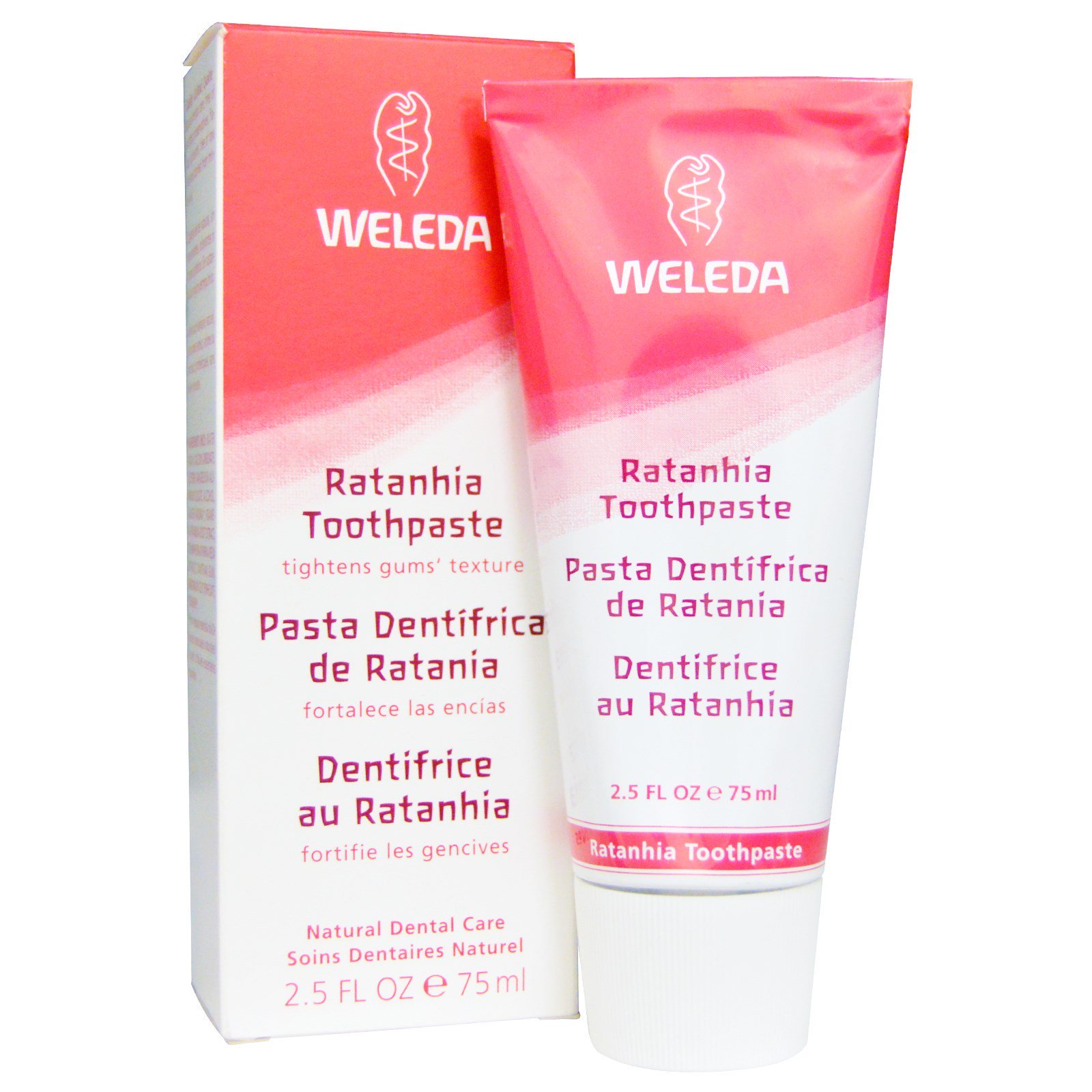 Weleda, Pasta de dente Ratanhia, 2.5 fl oz (75 ml)