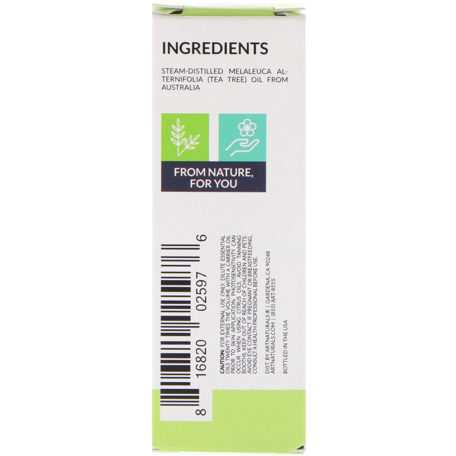 Artnaturals, Óleo da árvore do chá, 0,50 fl oz (15 ml) - Imagem 2