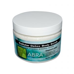Abra Therapeutics, Esfoliação Corporal para desintoxicação celular, toranjas e zimbro, 10 oz (283 g)