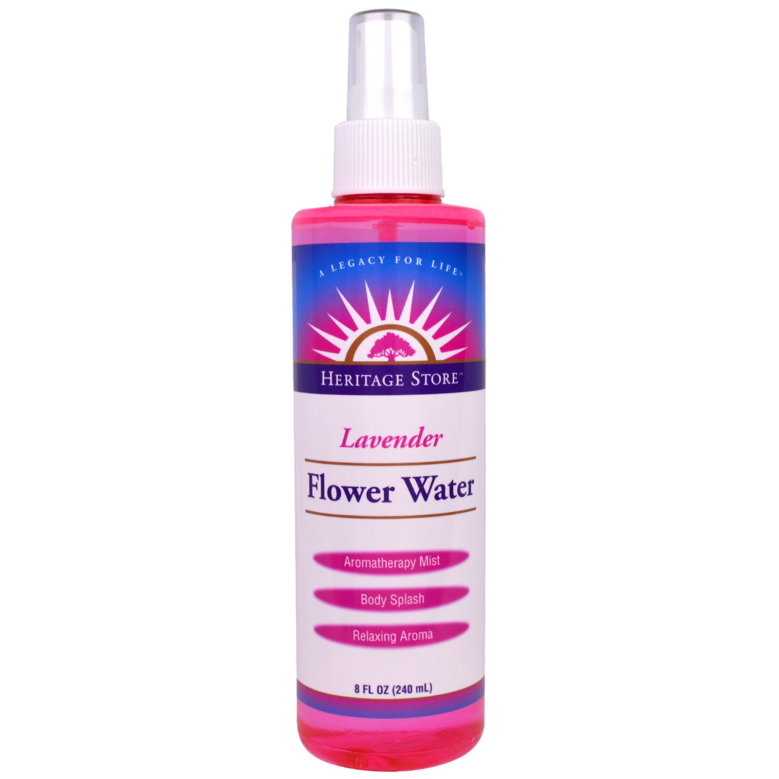 Heritage Store, Água de Flores, Lavanda, 8 fl oz (240 ml)