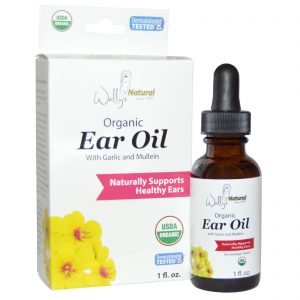 Wally's Natural, Óleo para Ouvido Orgânico com Alho e Verbasco, 1 fl oz