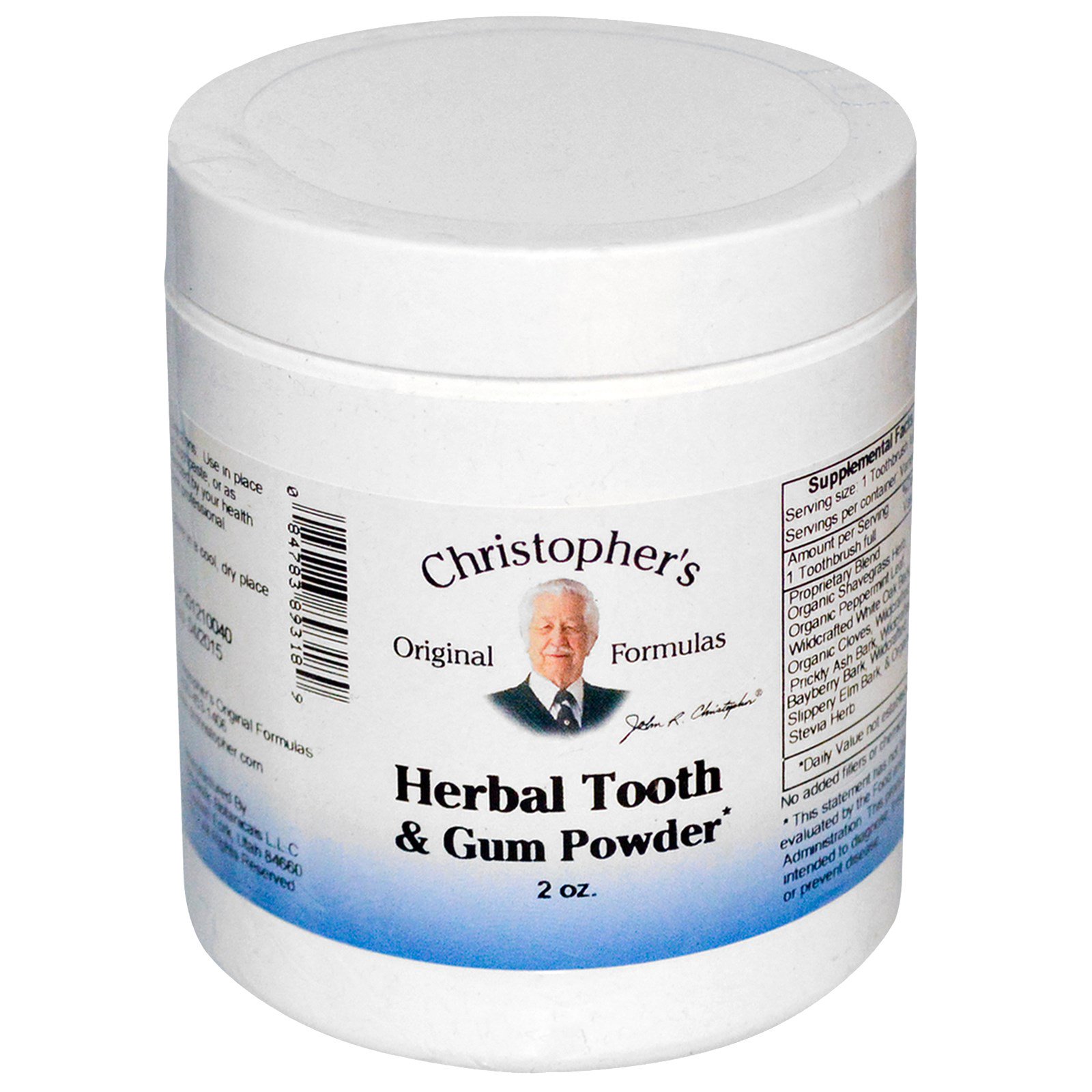 Christopher's Original Formulas, Pó para Gengiva e Dente à base de platas, 2 oz