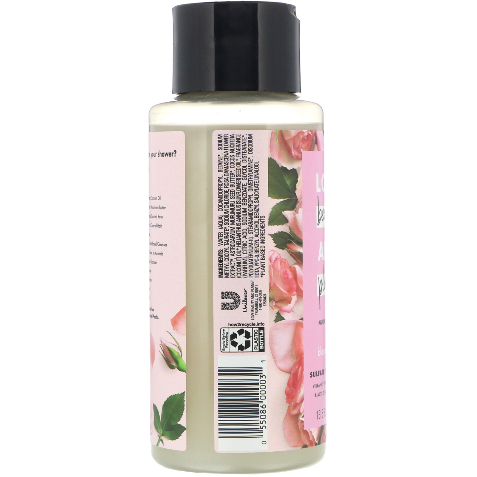 Love Beauty and Planet, Shampoo Blooming Color, Murumuru Butter & Rose, 400 ml - Imagem 2