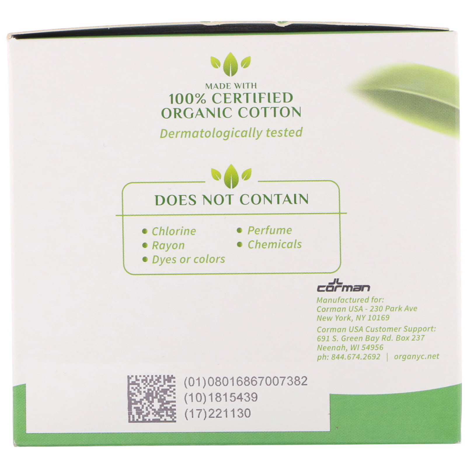 Organyc, Organic Tampons, Compact, 16 Super Absorbency Tampons - Imagem 2