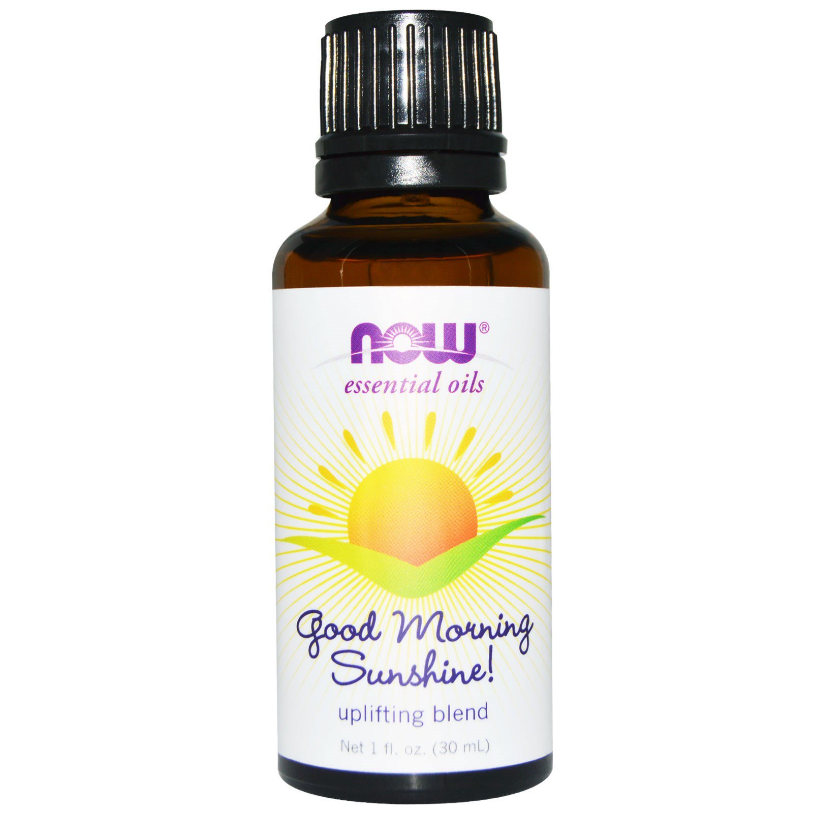 Now Foods, Óleos Essenciais, Good Morning Sunshine, Mistura Estimulante, 30 ml (1 fl oz)