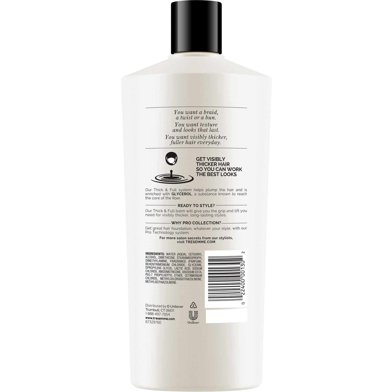 Tresemme, Condicionador Thick & Full, 650 ml - Imagem 2