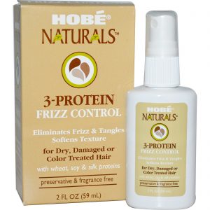 Hobe Labs, Controle do Frizz 3-Protein, 2 fl oz (59 ml)