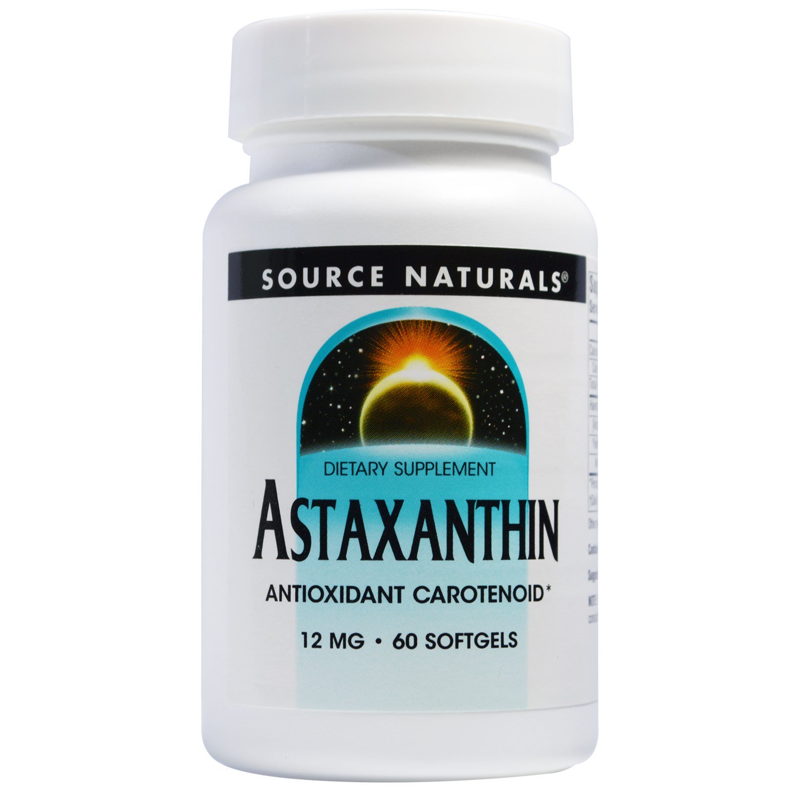 Source Naturals, Astaxantina, 12 mg, 60 Cápsulas Softgel