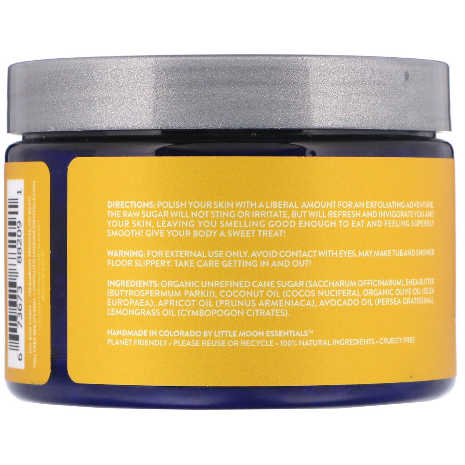 Little Moon Essentials, Brightening, Shine On, Sugar!, Bath and Shower Sugar Exfoliant, 13 oz (369 fl) - Imagem 2