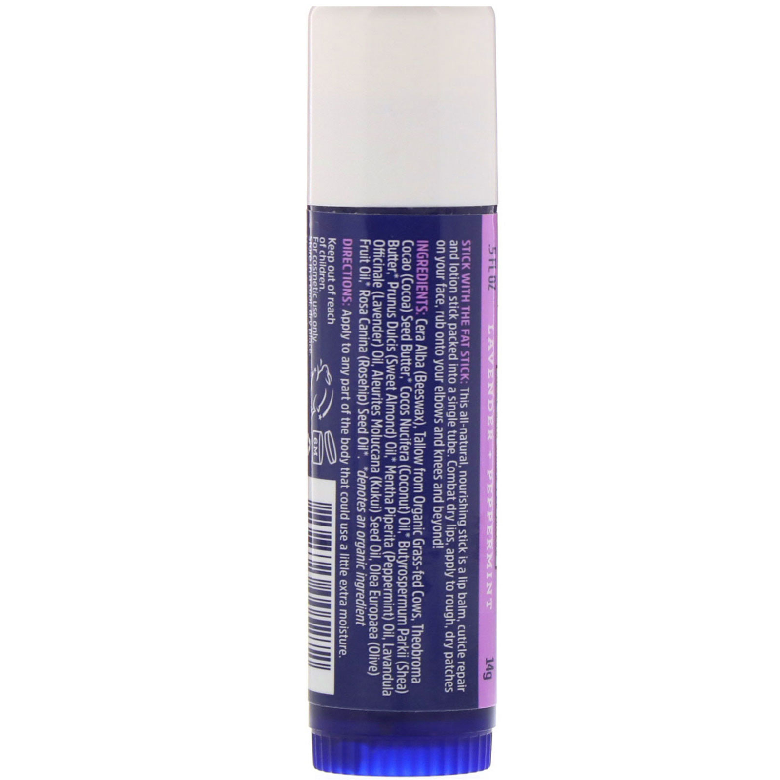 Fatco, Fat Stick, All Over Moisturizer, Lavender + Peppermint, 0.5 fl oz (14 g) - Imagem 2