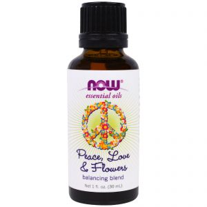 Now Foods, Paz, Amor e Flores, Óleos Essenciais, Mistura Estabilizante, 30ml