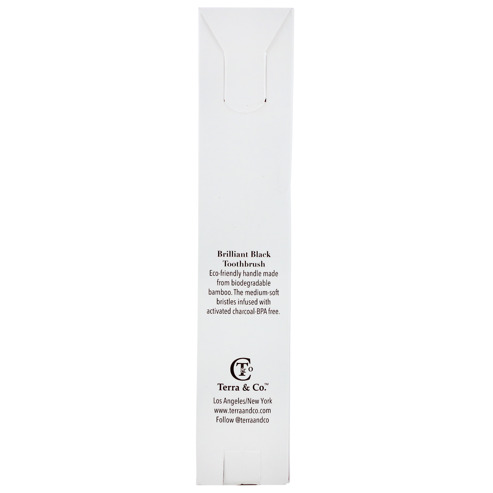 Terra & Co., Brilliant Black Toothbrush, 1 Toothbrush - Imagem 3