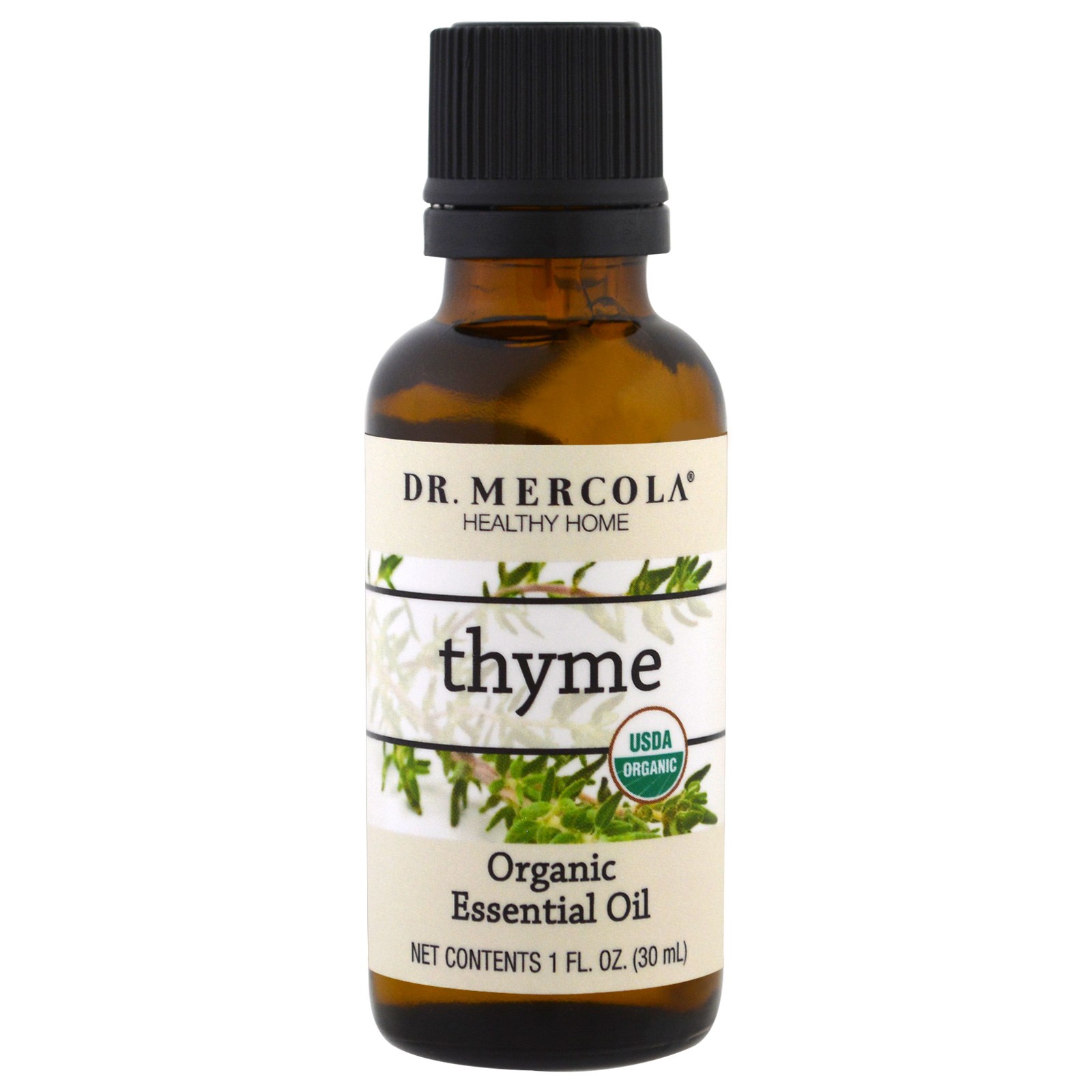 Dr. Mercola, Óleo Essencial Orgânico, Tomilho, 1 oz (30 ml)
