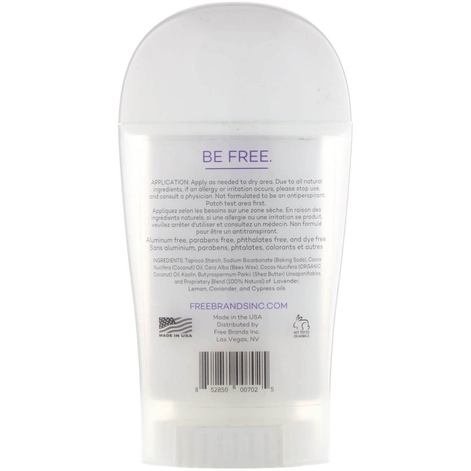 Freedom, Desodorante, Lavanda e Frutas Cítricas, 1,9 oz (55 g) - Imagem 2