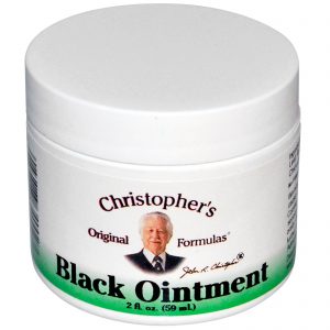 Christopher's Original Formulas, Pomada Negra, Anti-inflamatória, frasco de 2 oz (59 ml)