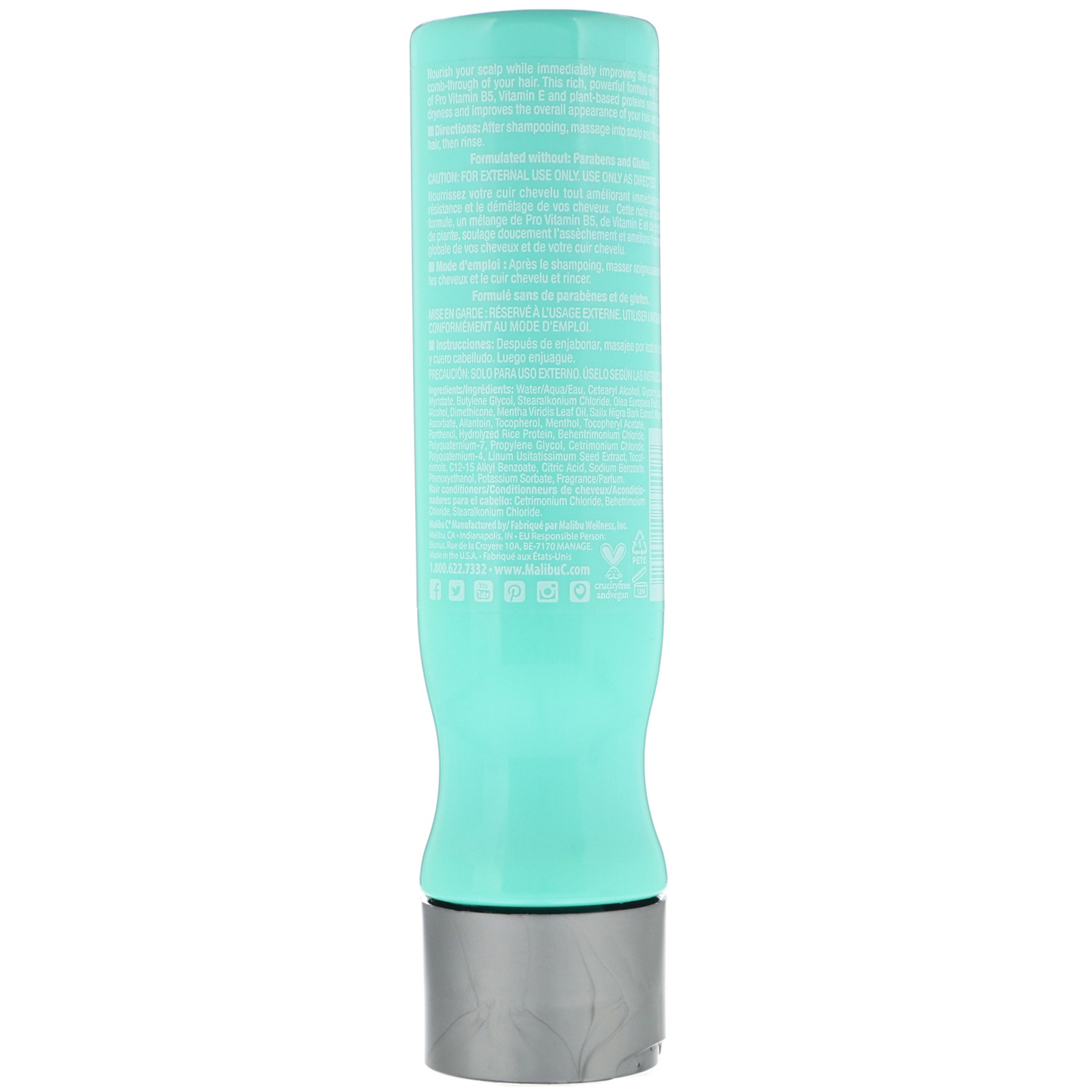 Malibu C, Condicionador Scalp Wellness, 266 ml - Imagem 2