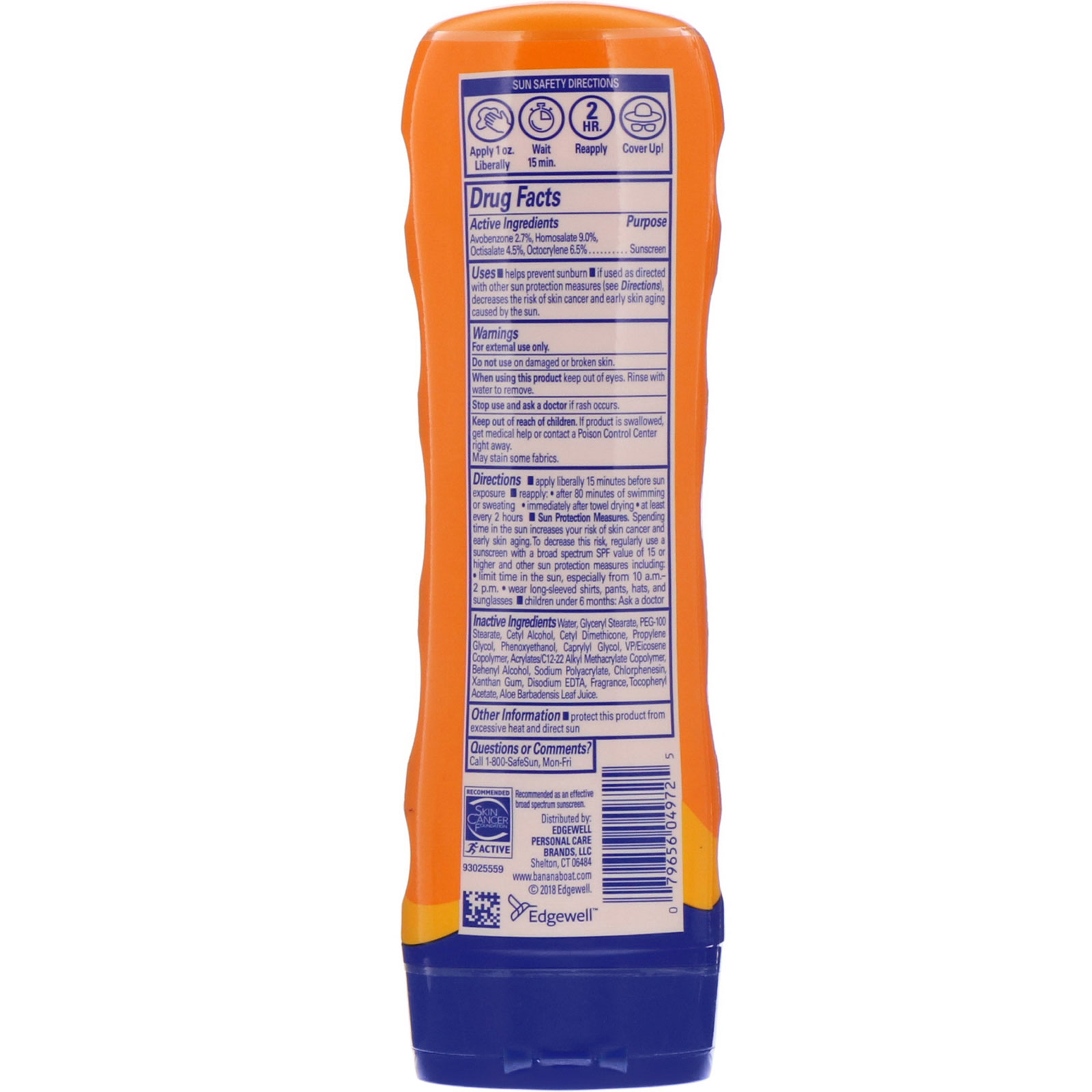 Banana Boat, Ultra Sport, Sunscreen Lotion, SPF 50+, 8 oz (236 ml) - Imagem 2