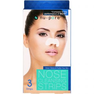 Nu-Pore, Tiras para Limpeza do Nariz, 3 Tiras