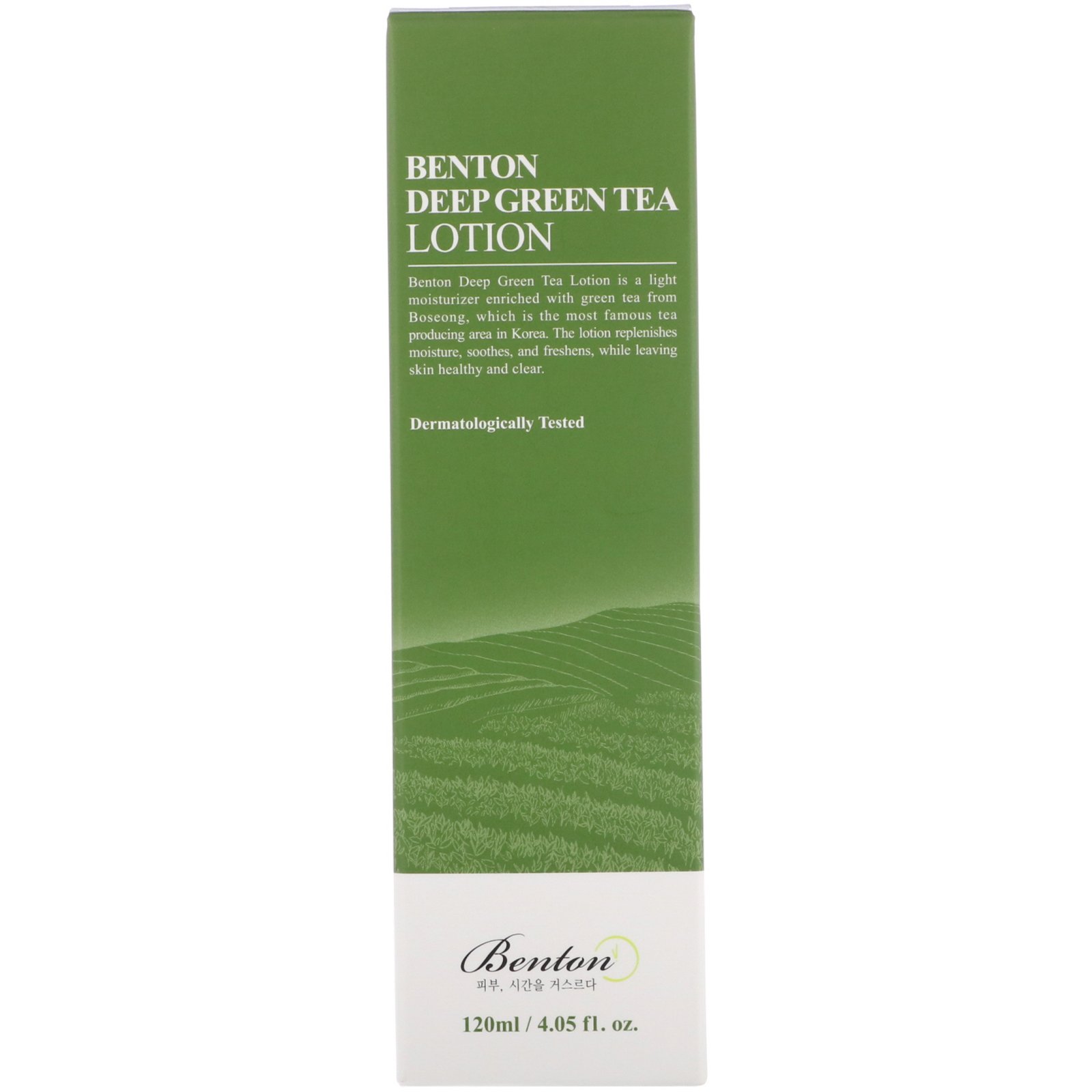 Benton, Loção Profunda de Chá Verde, 4,05 fl oz (120 ml) - Imagem 2