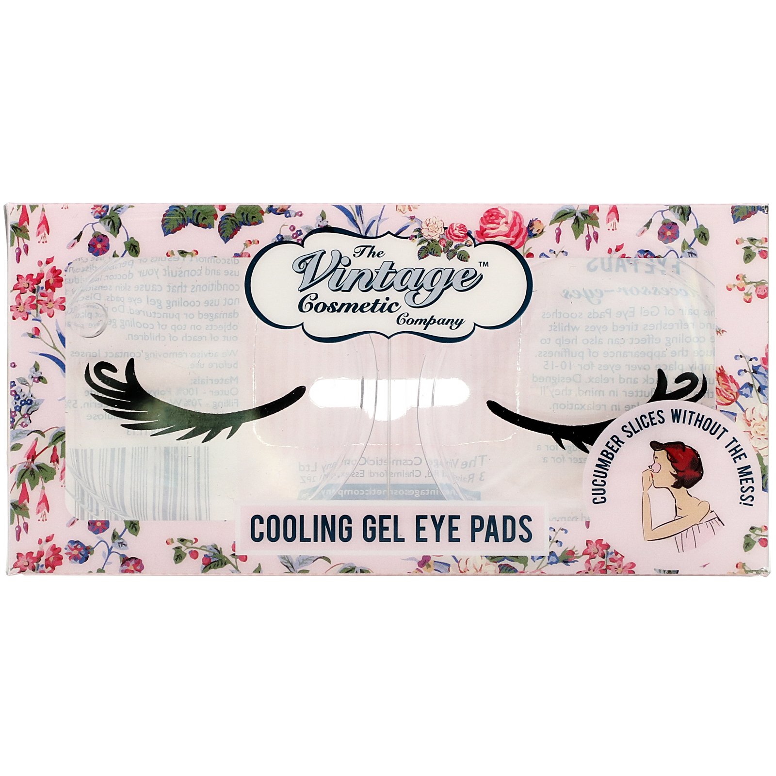The Vintage Cosmetic Co., Cooling Gel Eye Pads, 1 Set - Imagem 2
