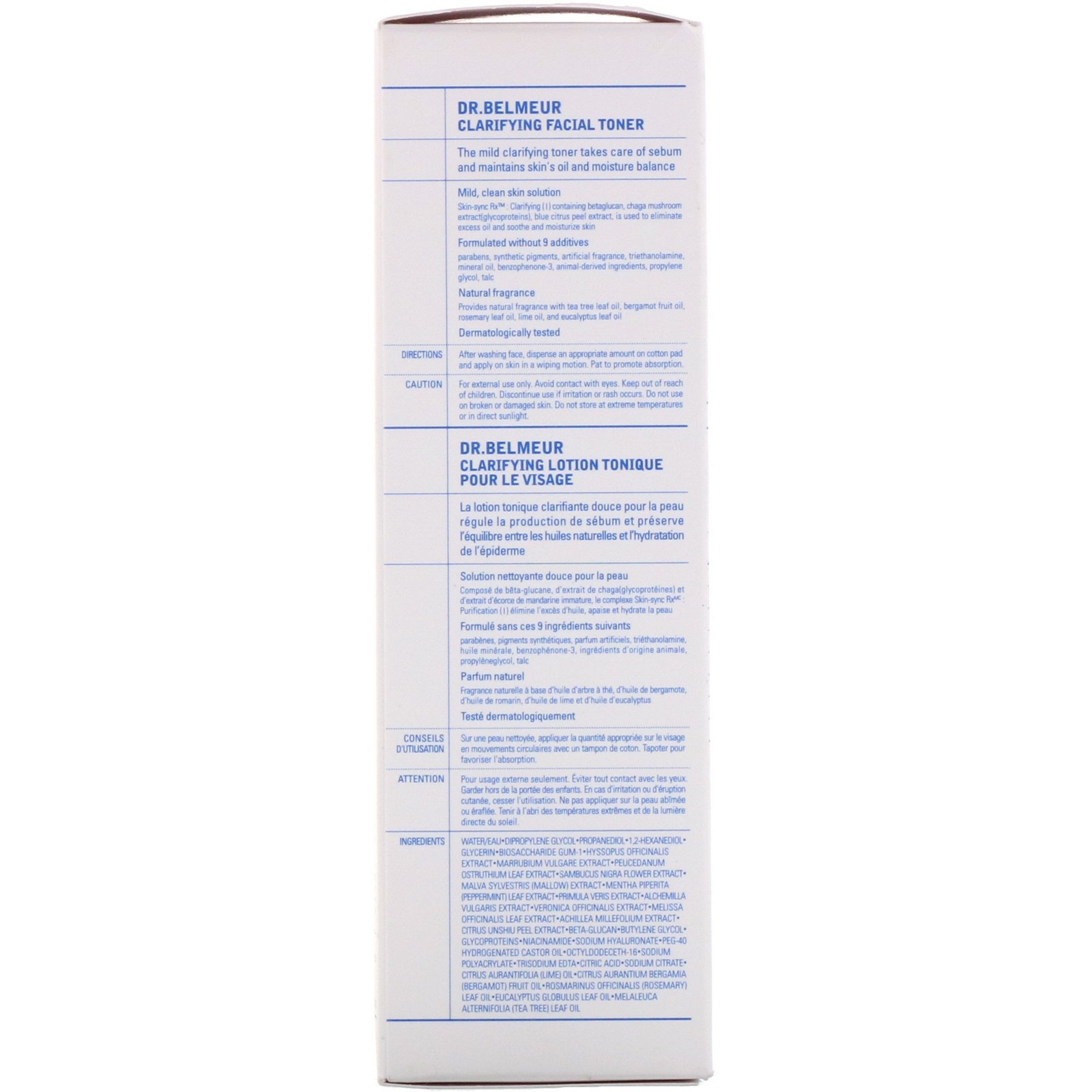 Dr. Belmeur, Clareador, Tônico Facial, 6,7 fl oz (200 ml) - Imagem 3