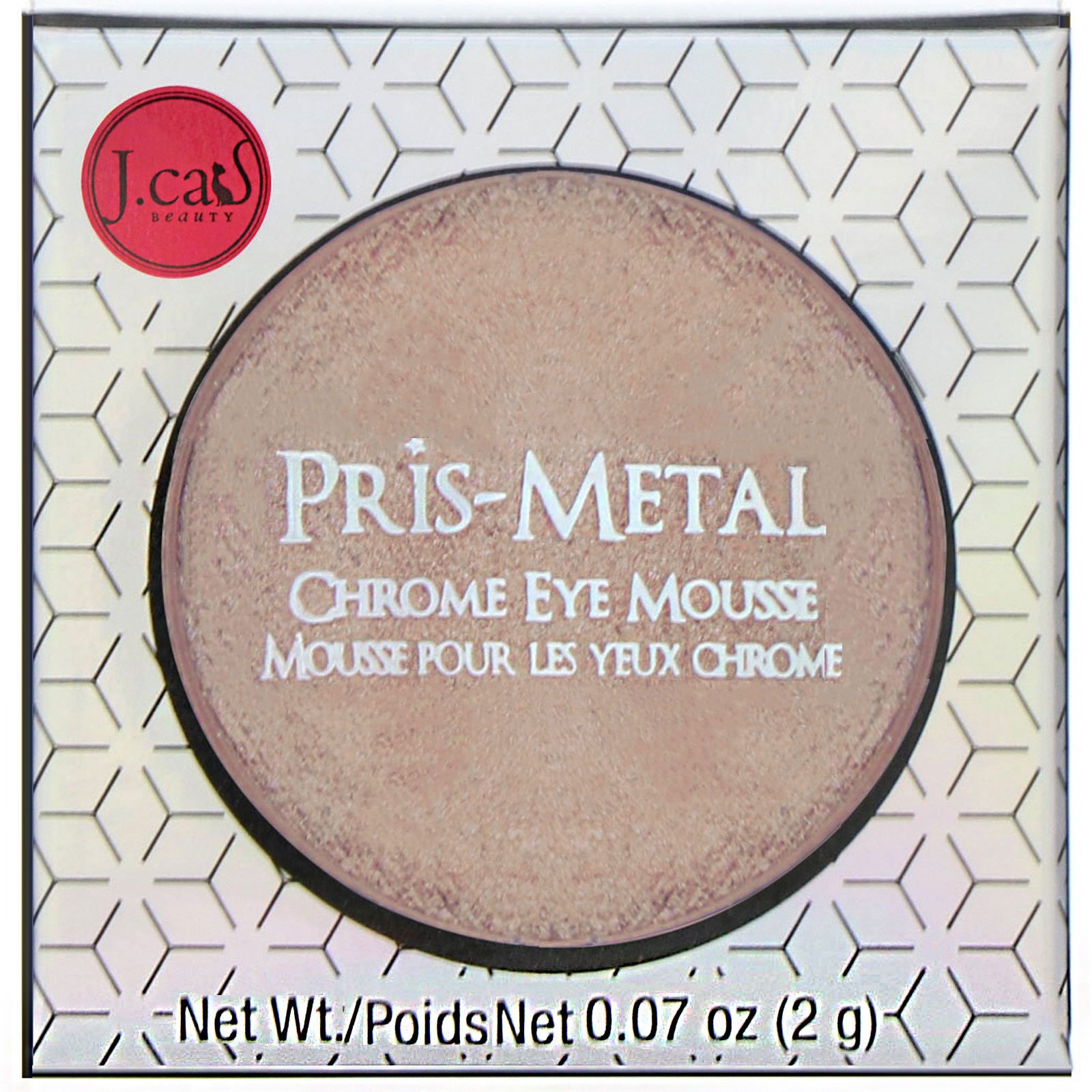 J.Cat Beauty, Mousse para os olhos Pris-Metal Chrome, PEM107 Galáxia de cromo, 2 g - Imagem 2