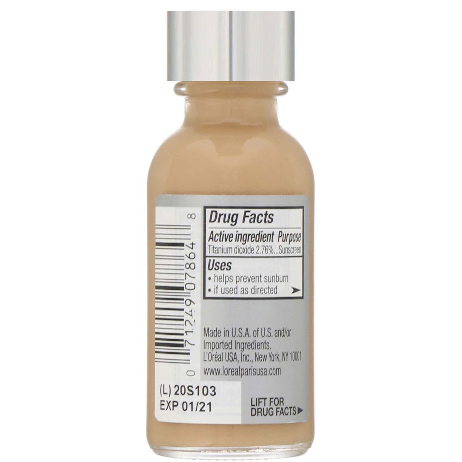 L'Oreal, True Match Super-Blendable Makeup, W5 Sand Beige, 1 fl oz (30 ml) - Imagem 2