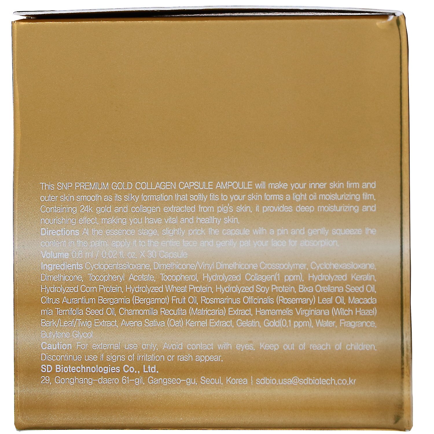 SNP, Ampola em Cápsulas, Colágeno Dourado Premium, 30 Cápsulas - Imagem 4