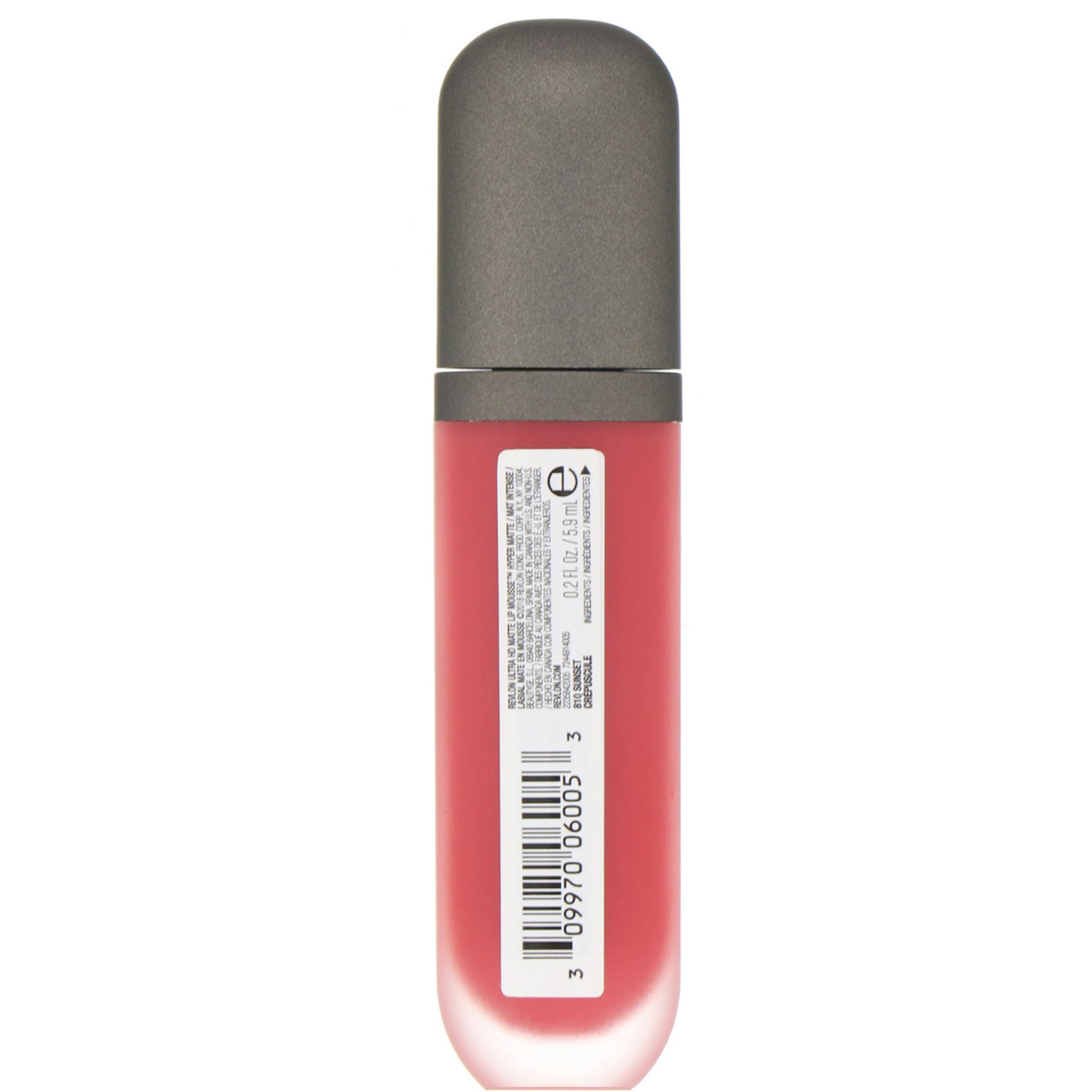Revlon, Mousse para lábios Ultra HD Matte, Sunset, 5,9 ml - Imagem 2