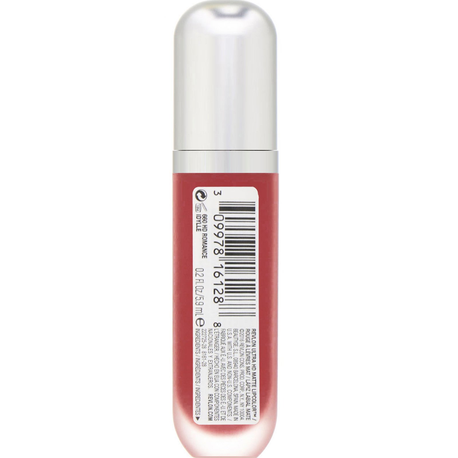 Revlon, Lipcolor Ultra HD Matte, Romance, 5,9 ml - Imagem 2