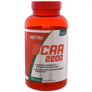 MET-Rx, BCAA 2200, 180 Softgéis
