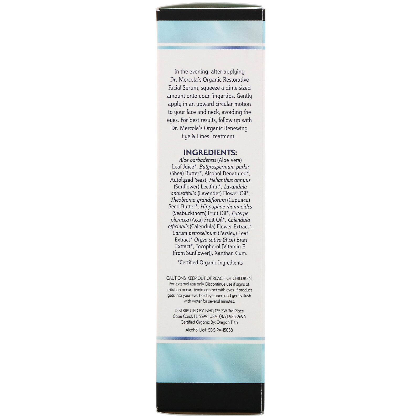 Dr. Mercola, Creme Facial Hidratante Noturno Orgânico, 59 ml (2 fl oz) - Imagem 2